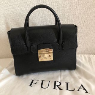 フルラ(Furla)のFurla サッチェル メトロポリス 黒(ショルダーバッグ)