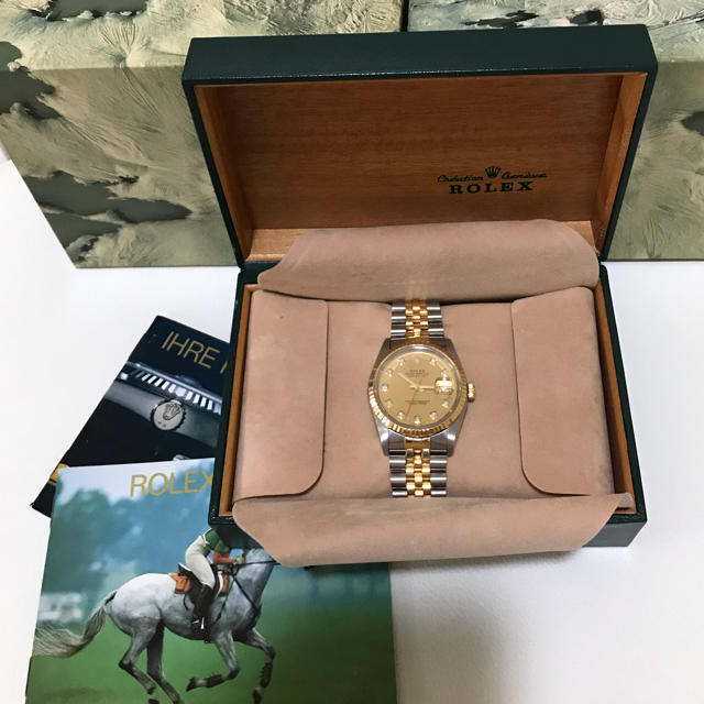 ROLEX - 美品！ロレックス  シャンパンゴールド ダイヤ✨✨の通販 by たんれい30's shop｜ロレックスならラクマ