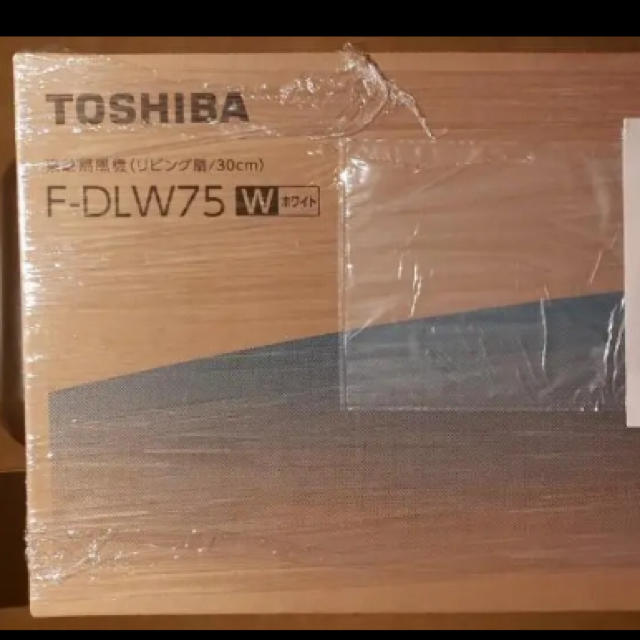 東芝(トウシバ)のDCモーター 扇風機 東芝 F-DLW75 リモコン付き 9枚羽根 スマホ/家電/カメラの冷暖房/空調(扇風機)の商品写真