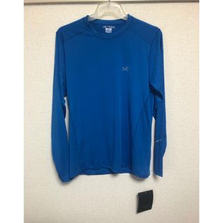 アークテリクス(ARC'TERYX)のアークテリクス  モータスクルー Tシャツ 長袖 Lサイズ ブルー(登山用品)