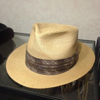 ボルサリーノ(Borsalino)の希少  ステットソン  STETSON ストローハット パナマハット 麦わら帽子(ハット)