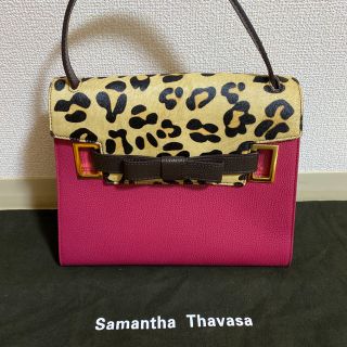 サマンサタバサ(Samantha Thavasa)の特価 サマンサタバサ ヒョウ柄 ピンク ショルダーバック(ショルダーバッグ)