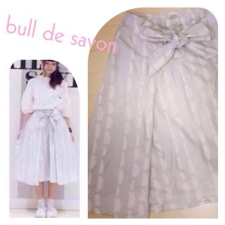 ビュルデサボン(bulle de savon)の完売品！お山巻きスカート♩(ひざ丈スカート)