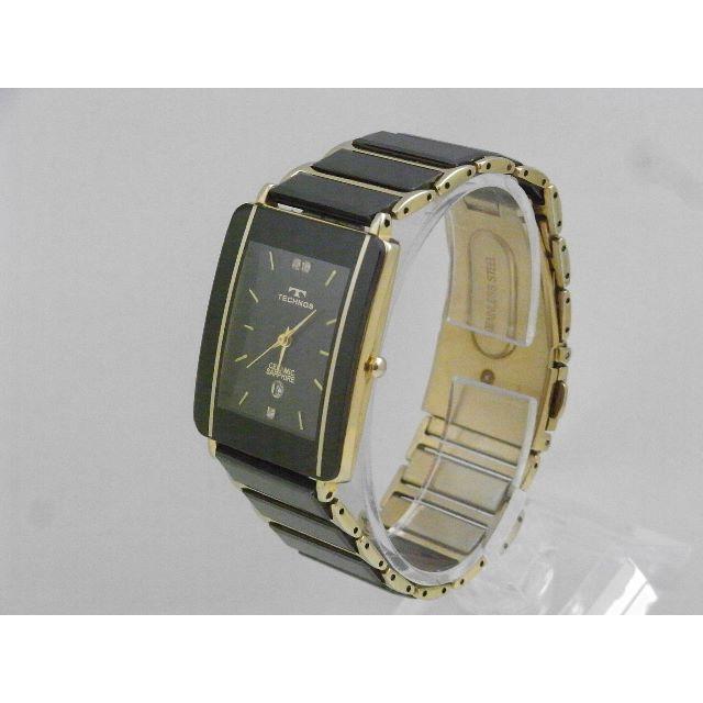 TECHNOS - TECHNOS セラミック サファイア 腕時計 デイト ブラックの通販 by Arouse 's shop｜テクノスならラクマ