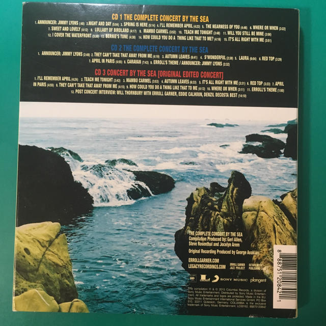 Conplete Concert By The Sea エロル・ガーナー エンタメ/ホビーのCD(ジャズ)の商品写真