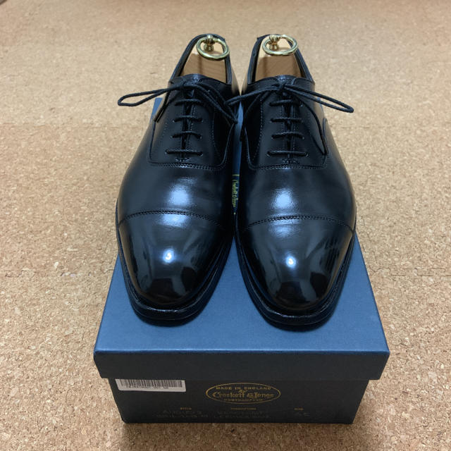 Crockett&Jones(クロケットアンドジョーンズ)のクロケット&ジョーンズ AUDLEY3 6E ブラック オードリー3 メンズの靴/シューズ(ドレス/ビジネス)の商品写真