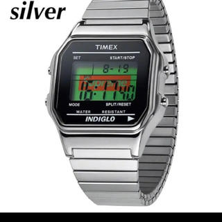 シュプリーム(Supreme)のSupreme Timex Digital Watch 銀(腕時計(デジタル))
