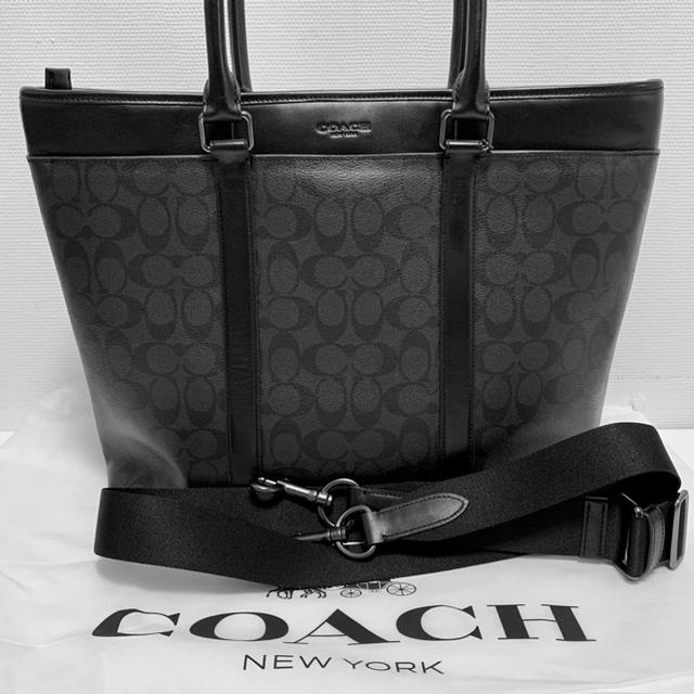 COACH コーチ メンズ シグネチャートートバッグ