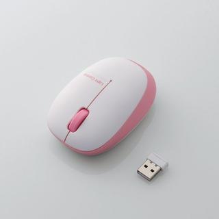 エレコム(ELECOM)の【新品・未使用】エレコム　ワイヤレスBlueLEDマウス　ピンク(PC周辺機器)