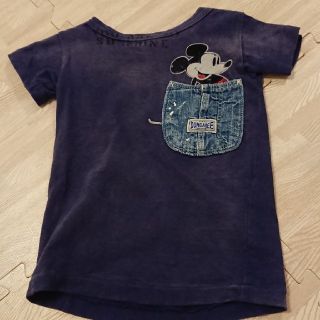 デニムダンガリー(DENIM DUNGAREE)のデニムダンガリー ミッキー 100(Tシャツ/カットソー)