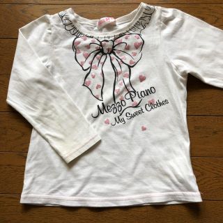 メゾピアノ(mezzo piano)のメゾピアノ 長袖Tシャツ ロンT100cm(Tシャツ/カットソー)