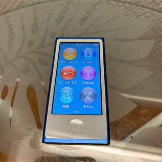 アップル(Apple)のブルー様専用 iPod nano 7世代 16GB(ポータブルプレーヤー)