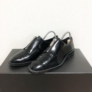 ザラ(ZARA)の【廃盤】ZARA ジップ デザインシューズ レディース 36 ブラック 古着(ローファー/革靴)