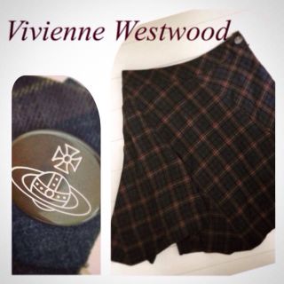 ヴィヴィアンウエストウッド(Vivienne Westwood)のVivienne定番変形スカート(ひざ丈スカート)