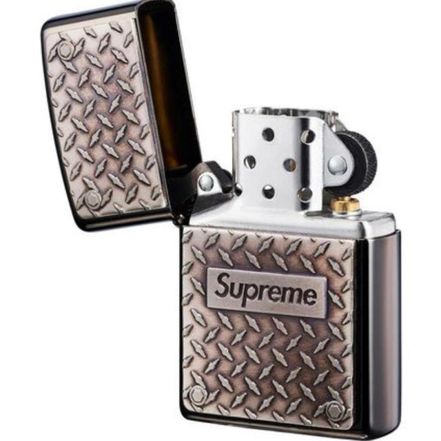 Supreme Diamond Plate Zippo