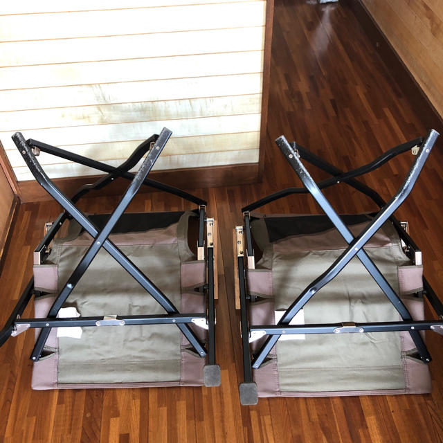 snowpeak ローチェアショートグレー2脚セット snowpeak ローチェアショートグレー2脚セット
