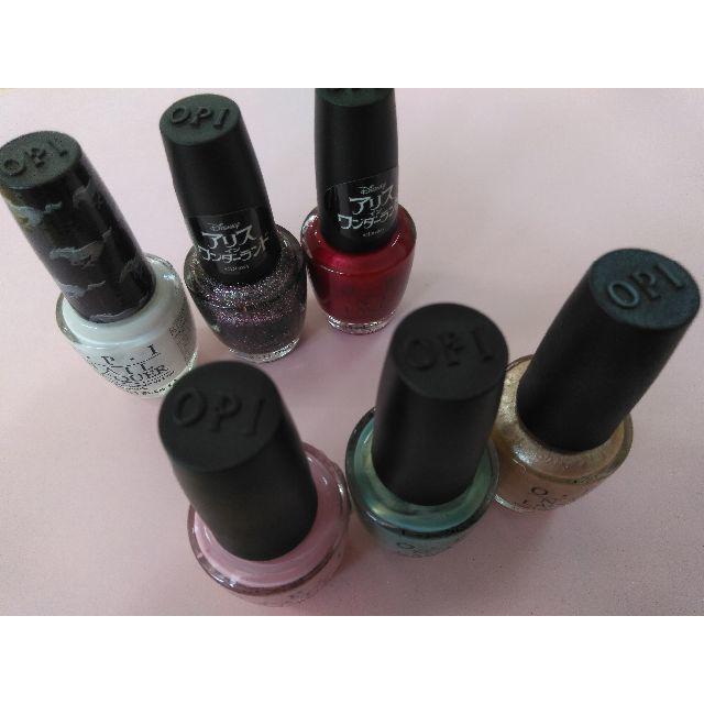 OPI(オーピーアイ)のOPI　ネイル　カラー　ポリッシュ　マニキュア　中古品２～３回使用６色セット売り コスメ/美容のネイル(マニキュア)の商品写真