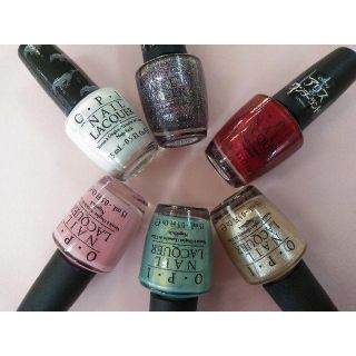 オーピーアイ(OPI)のOPI　ネイル　カラー　ポリッシュ　マニキュア　中古品２～３回使用６色セット売り(マニキュア)