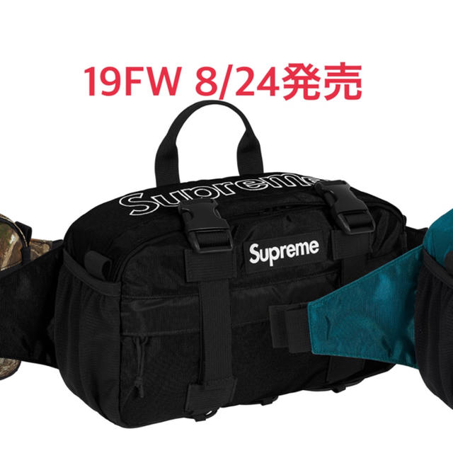Supreme 19FW Waist Bag Black シュプリーム