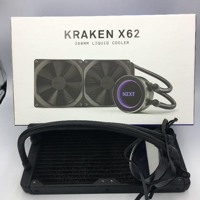 NZXT KRAKEN X62 簡易水冷 CPU クーラー 一部欠品あり