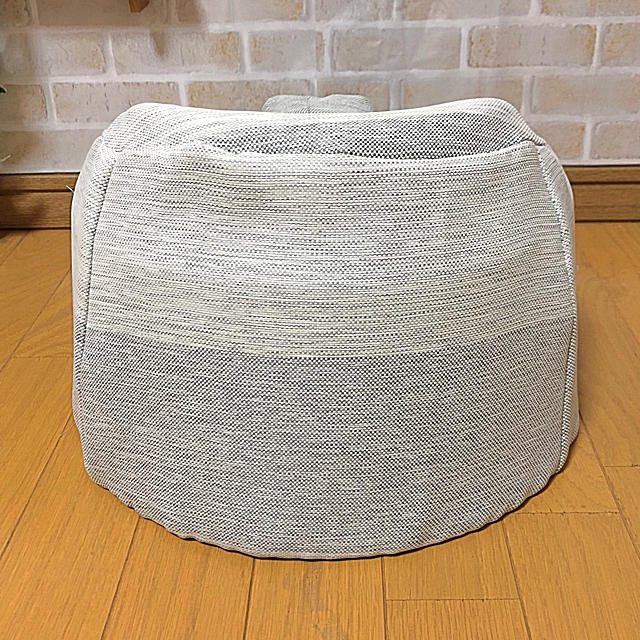 Bumbo(バンボ)のハンドメイド♡バンボカバー(太ボーダーグレー) キッズ/ベビー/マタニティの寝具/家具(シーツ/カバー)の商品写真