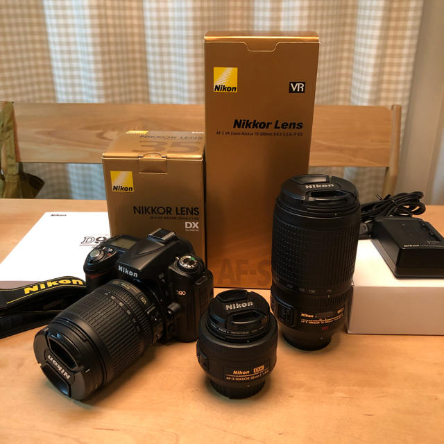Nikon D90 本体➕キットレンズ➕単焦点、望遠レンズセット - potolok 