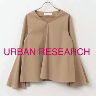 センスオブプレイスバイアーバンリサーチ(SENSE OF PLACE by URBAN RESEARCH)の定価4212円 新品 センスオブプレイス アーバンリサーチ フレア ブラウス(シャツ/ブラウス(長袖/七分))