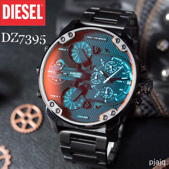 DIESEL(ディーゼル)のディーゼル最新商品！新品未使用 DIESEL DZ7395 腕時計 レッドグラス メンズの時計(腕時計(アナログ))の商品写真