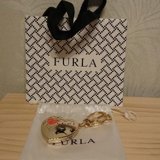 フルラ(Furla)の【あやや様専用】【未使用】FURLA キーホルダー(ハート)(キーホルダー)