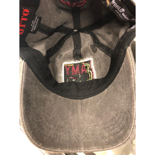 【新品 ラスト1点】WORLD wide FAMOUS ブラックデニム キャップ レディースの帽子(キャップ)の商品写真