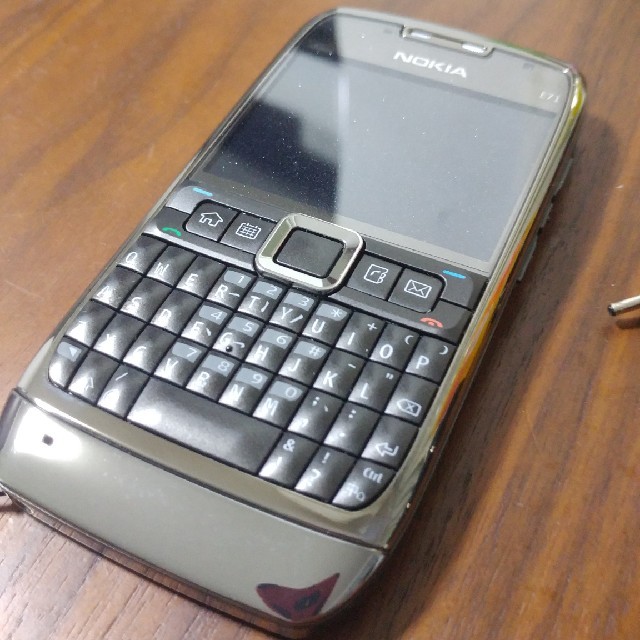 Nokia E71 Black Steel 海外モデル　程度良