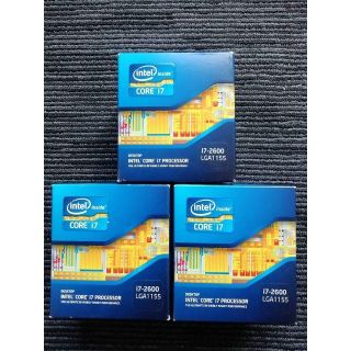 【3個セット】Intel CPU Core i7 BX80623I72600(PCパーツ)