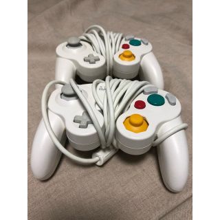 ニンテンドーゲームキューブ(ニンテンドーゲームキューブ)のゲームキューブ コントローラー 2点セット(家庭用ゲーム機本体)