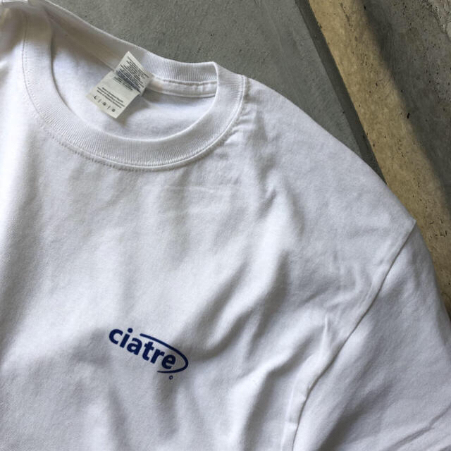 A.P.C(アーペーセー)のciatre habit tee ロゴT L 新品未使用 レディースのトップス(Tシャツ(半袖/袖なし))の商品写真