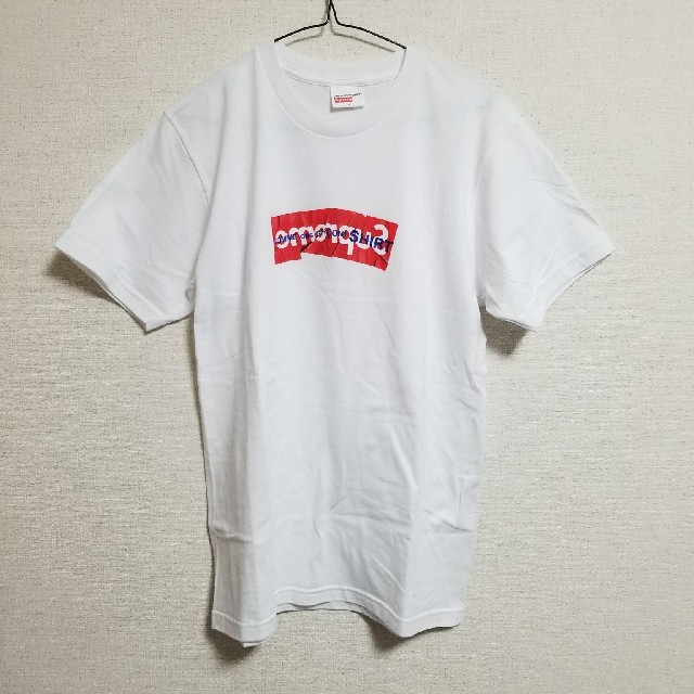 Shirt Split Box Logo 白