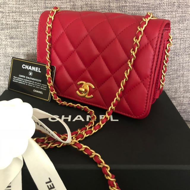 CHANEL - 正規品 新品 CHANEL チェーンショルダー       マトラッセ 27番台