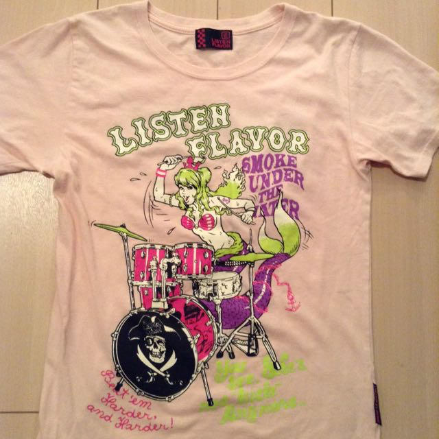 LISTEN FLAVOR(リッスンフレーバー)のロック人魚♡Tシャツ レディースのトップス(Tシャツ(半袖/袖なし))の商品写真