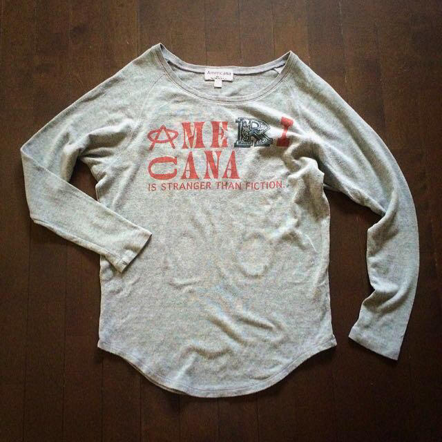 Ron Herman(ロンハーマン)のAmericana☺︎ロンT レディースのトップス(Tシャツ(長袖/七分))の商品写真