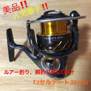 ダイワ(DAIWA)の美品❗️人気番手❣️13セルテート3012H(リール)