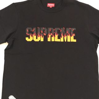 Supreme Flame フレイムT 黒 M