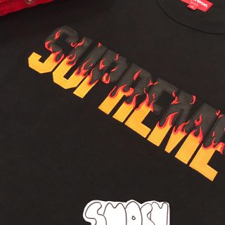 XL Supreme 19AW Flame S/S Top 白 新品未使用