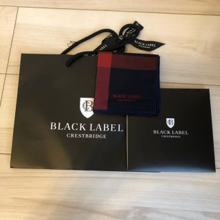 ブラックレーベルクレストブリッジ(BLACK LABEL CRESTBRIDGE)の新品 BLACK LABEL ハンカチ(ハンカチ/ポケットチーフ)