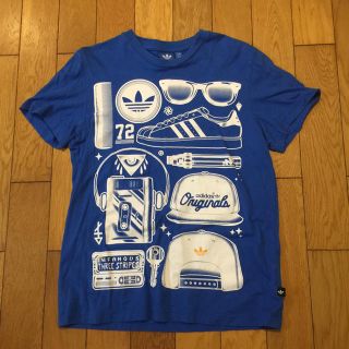 アディダス(adidas)のアディダス オリジナルス adidas originals Tシャツ 青 M(Tシャツ/カットソー(半袖/袖なし))