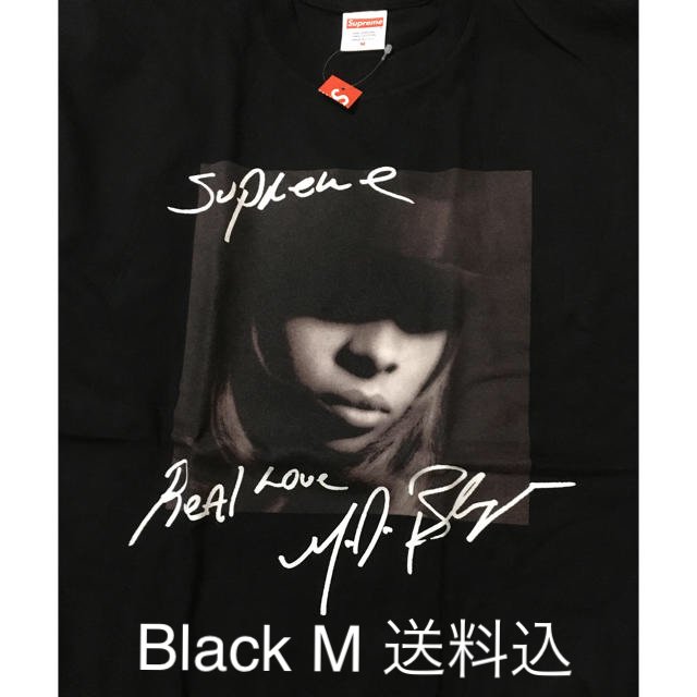 Supreme(シュプリーム)のSupreme Mary J. Blige Tee Black M新品 19FW メンズのトップス(Tシャツ/カットソー(半袖/袖なし))の商品写真