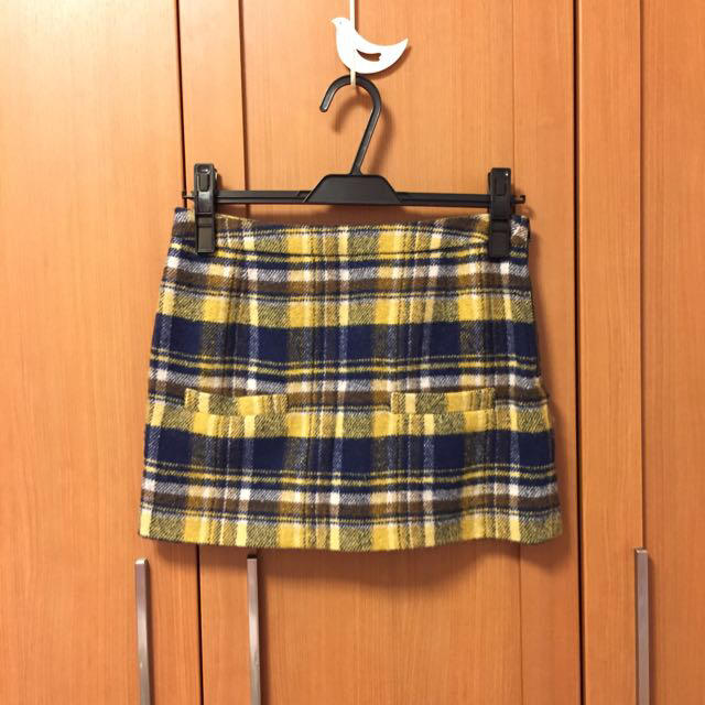Cher(シェル)のチェック柄ネル ミニスカート レディースのスカート(ミニスカート)の商品写真