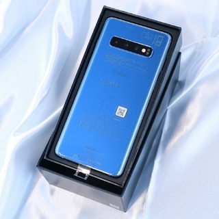 ギャラクシー(Galaxy)の【SIMロック解除済】au Galaxy S10 Prism Blue(スマートフォン本体)