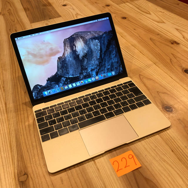 ゴールド！ MacBook retina 12インチ early2015 新作モデル