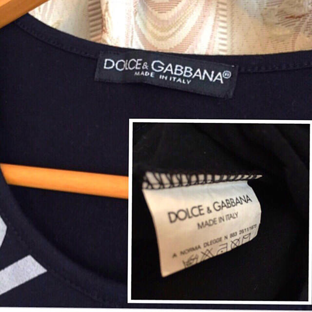 DOLCE&GABBANA(ドルチェアンドガッバーナ)のD&G 🔸 tee レディースのトップス(Tシャツ(半袖/袖なし))の商品写真