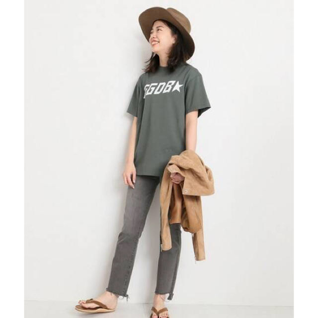 GOLDEN GOOSE(ゴールデングース)のドゥーズィエムクラス GOLDEN GOOSE ロゴTシャツ レディースのトップス(Tシャツ(半袖/袖なし))の商品写真