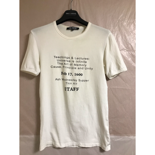 RAF SIMONS(ラフシモンズ)の早い者勝ち！！RAF SIMONS 2005春夏 ストレッチTシャツ メンズのトップス(Tシャツ/カットソー(半袖/袖なし))の商品写真